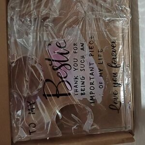 Amazon Bestie Puzzle Piece Decor - Pink and Black